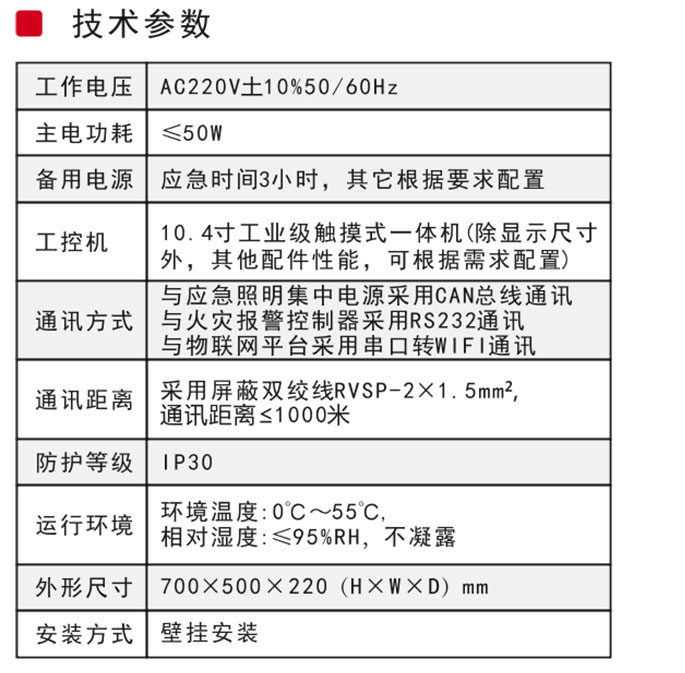 寫字樓智能應(yīng)急疏散系統(tǒng)技術(shù)參數(shù)